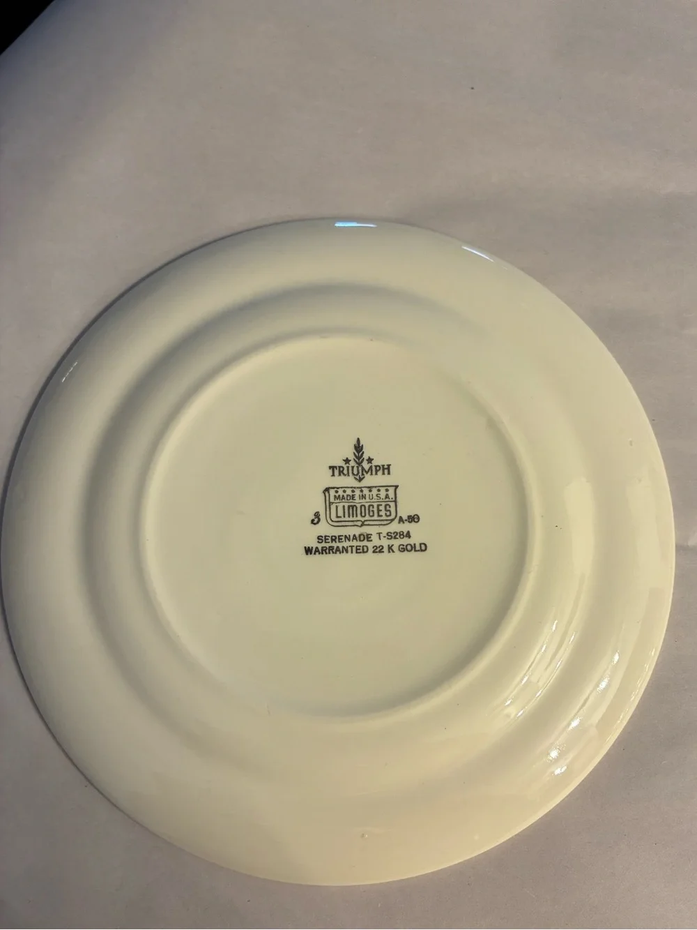 Vintage Plate D’or LIMOGES AMERICAN Serenade 22K Gold | Grandmillennial Cottage